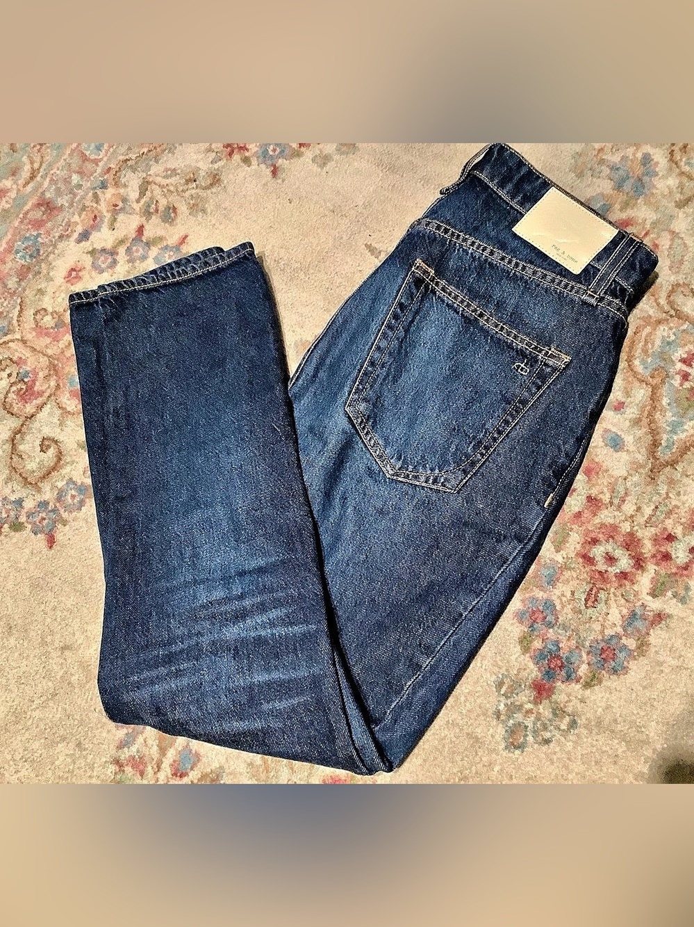 rag & bone Nina High-Rise Ankle Cigarette Skinny Jeans Blue - Waist 26 - EUC